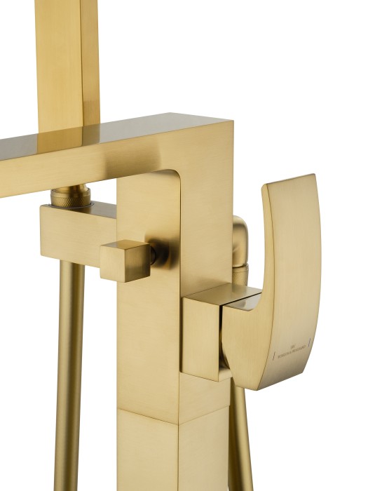 Смеситель для ванны напольного монтажа, Wonzon & Woghand Fit, WW-88649009-BG цвет: золото