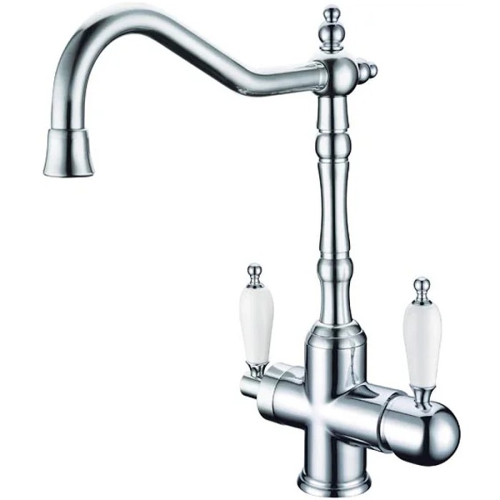 Смеситель для кухни с краном cristal, Boheme Kitchen - 113-CRST