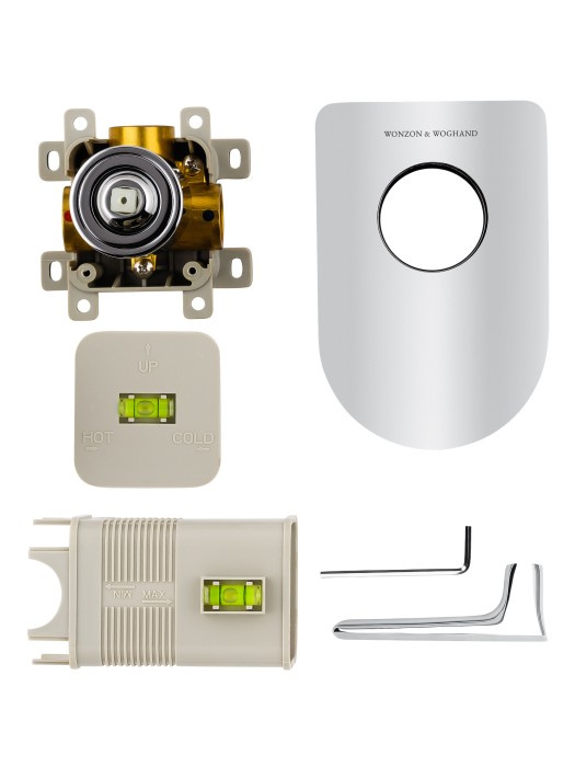 Смеситель для душа встраиваемый, Wonzon & Woghand Shark, WW-484700-CR цвет: хром