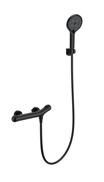 Смеситель для душа с термостатом, Wonzon &amp; Woghand, WW-B2057-A-MB цвет: черный