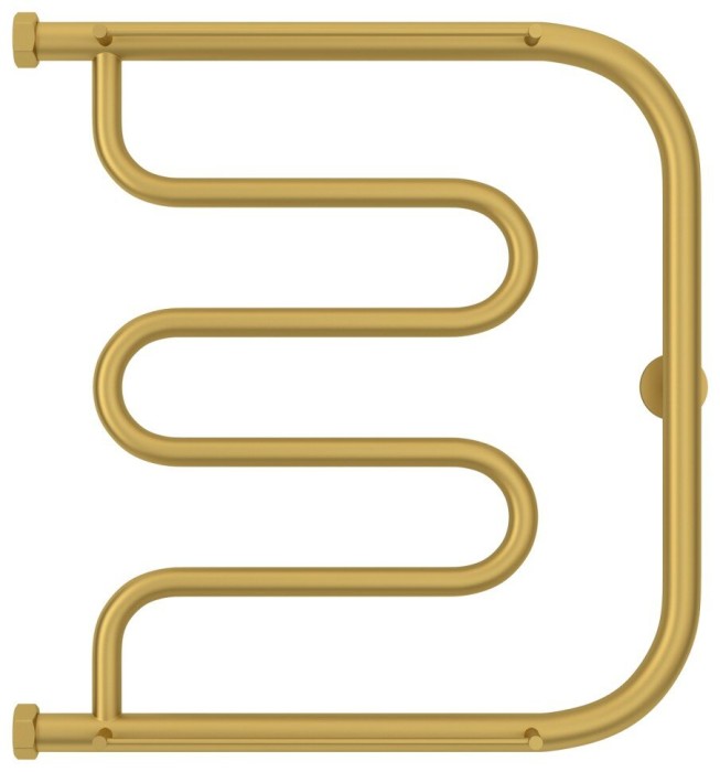 Сунержа Водяной полотенцесушитель 500x500, Лира, 032-0012-5050 цвет: матовое золото