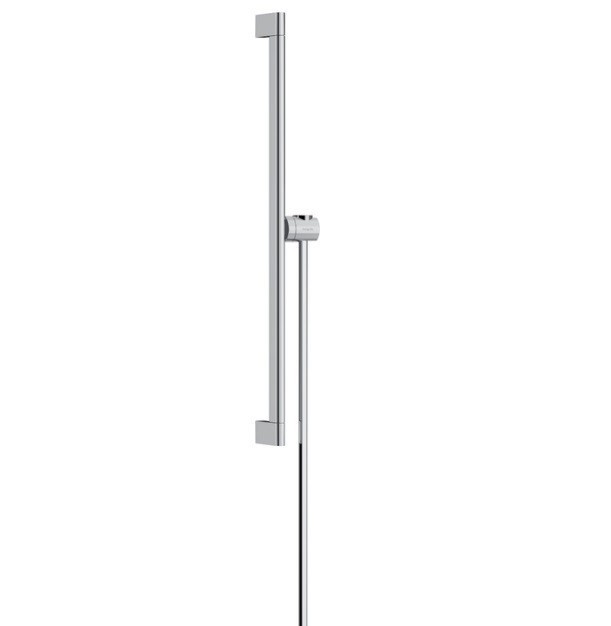 Душевая штанга S Puro 65см0 мм со слайдером и шлангом 160см0 мм Unica Hansgrohe, хром арт. 24402000