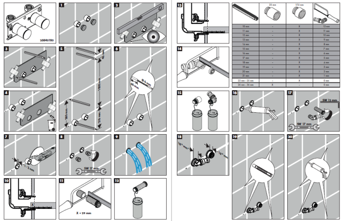 Душевая система скрытого монтажа без смесителя Rainfinity Hansgrohe, белый арт. 26842700