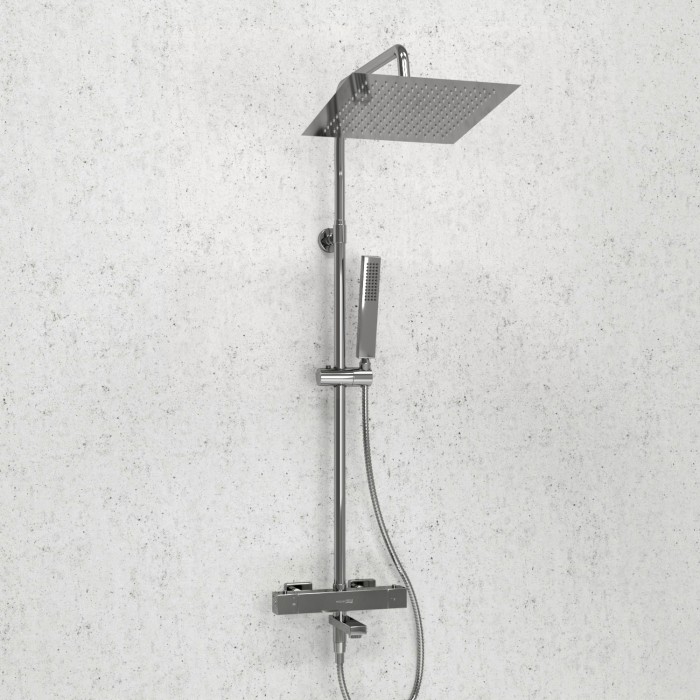 Душевая система с термостатическим смесителем WasserKRAFT арт. A199.118.103.010.CH Thermo