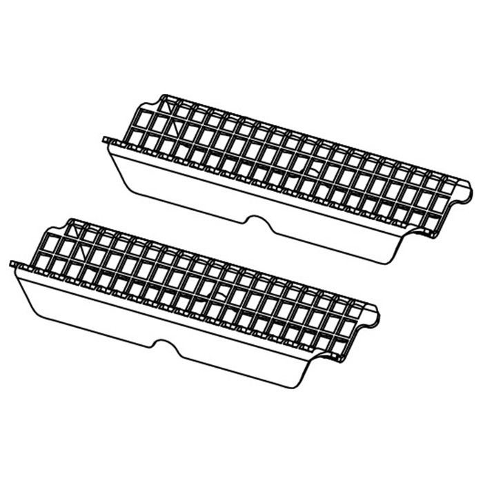 Решетка для волос из нержавеющей стали для монтажа в душевой профиль, drainprofile TECE арт. 674002