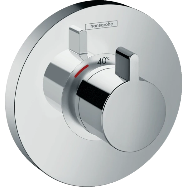 Термостат для душа HighFlow скрытого монтажа, Hansgrohe ShowerSelect S, хром арт. 15741000