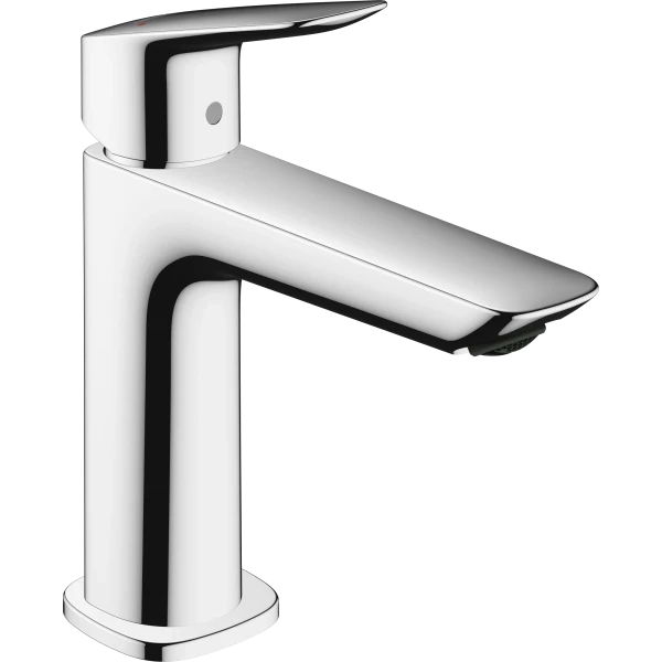 Смеситель для раковины Fineсо сливным клапаном Push-Open, Hansgrohe Logis, хром арт. 71252000