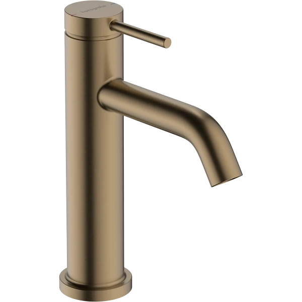 Cмеситель для раковины EcoSmart+, с донным клапаном, Hansgrohe Tecturis S, бронза арт. 73310140