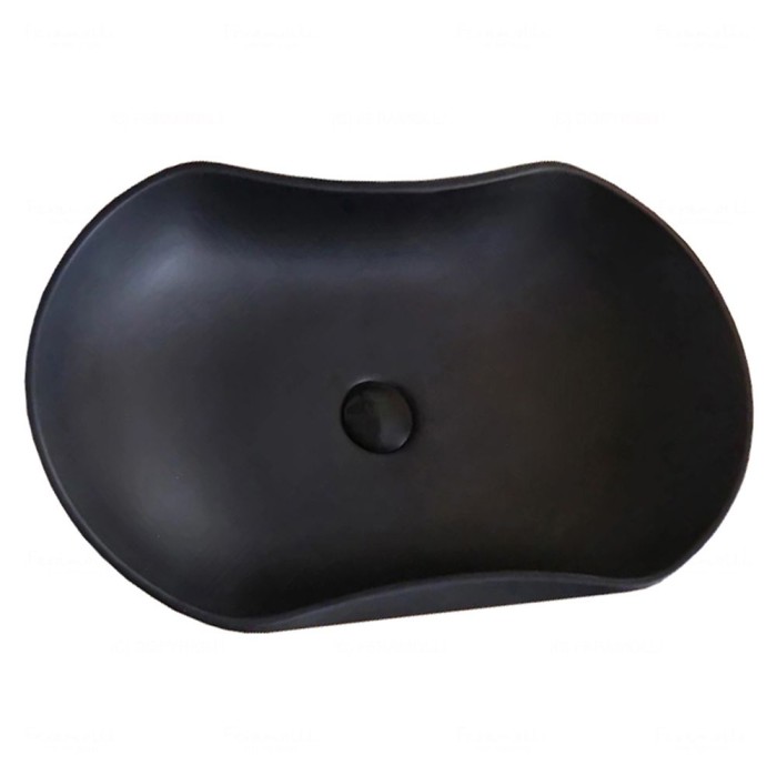 Раковина накладная, черный, Oval Onyx Feramolli - CL680