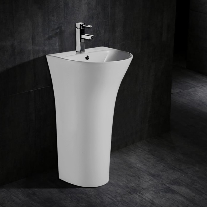 Раковина напольная FRETTA ROUND 480x420x835 отдельностоящая, Azario FRETTA ROUND - AZ-307