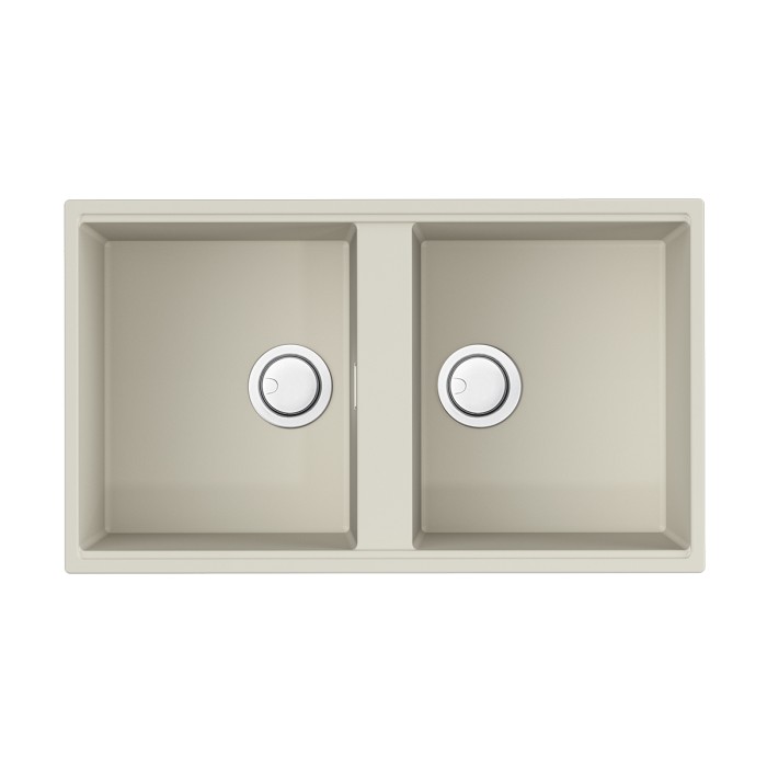 Кухонная мойка Omoikiri Kitagawa 83-2-U-WH Artceramic, цвет белый арт. 4993809