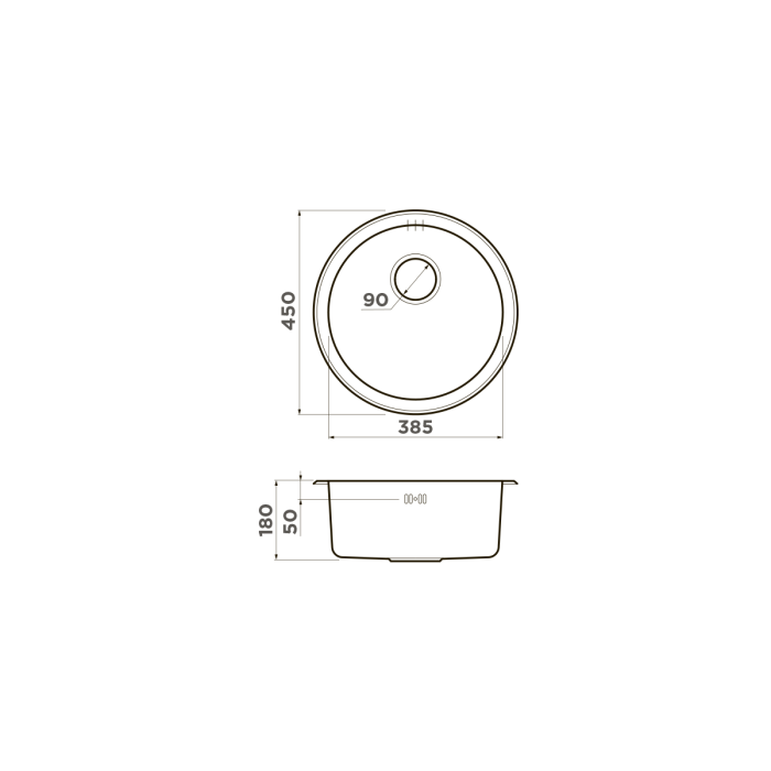 Кухонная мойка Omoikiri Toya 45-U-IN нерж. сталь, цвет нержавеющая сталь арт. 4993064