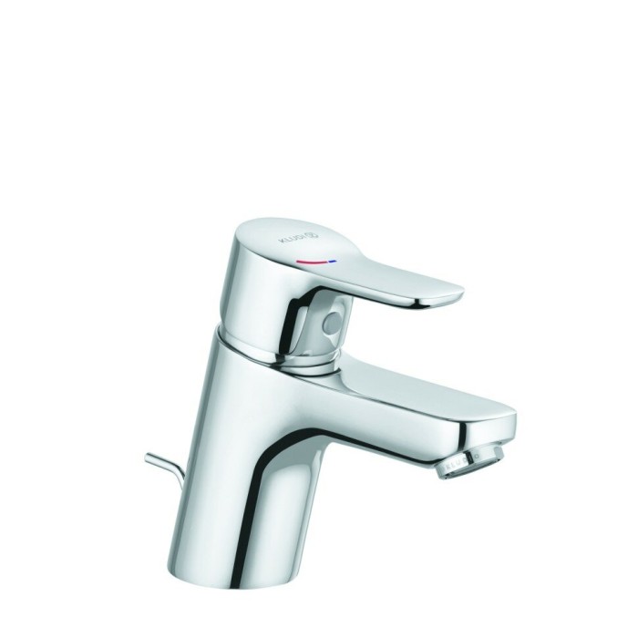 Однорычажный смеситель на умывальник 70, c донным клапаном, pure and easy Kludi, хром - 372890565