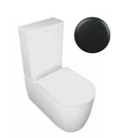 Бачок с двухрежимным сливным механизмом, 3/4, 5 л, Olympia ceramica Milady, черный матовый арт. MIL71PF123