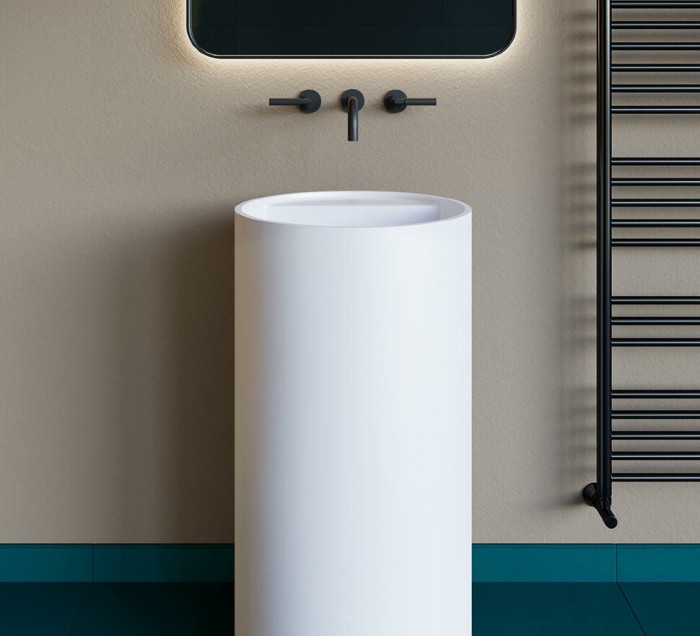 Раковина напольная 45x45, глянцевая, Salini ARMONIA TOP арт. 130115G