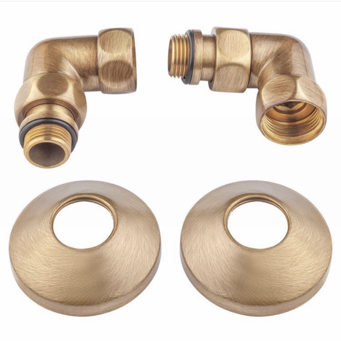 Полотенцесушитель водяной латунный 50x100 Агата 2 (бронза) Secado арт. 4603777476557