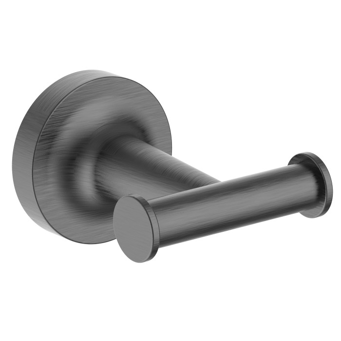 Двойной крючок для ванной, Wonzon &amp; Woghand Simple, WW-6525-BGM цвет: графит