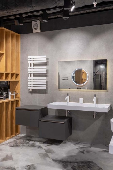Зеркало moderno с тыльной подсветкой 110х65, Boheme Flat - RFL110