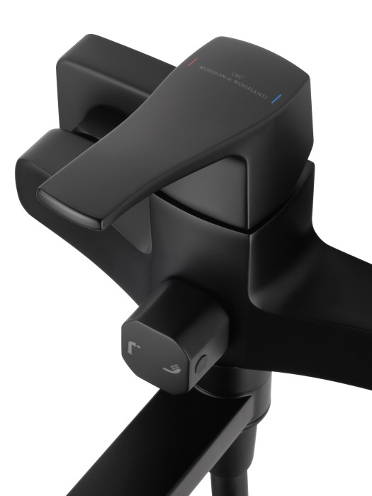 Смеситель для ванны, Wonzon & Woghand Flex, WW-639906-MB цвет: черный