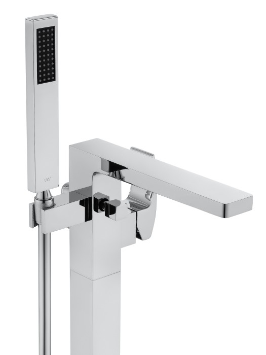 Смеситель для ванны напольного монтажа, Wonzon & Woghand Fit, WW-88649009-CR цвет: хром