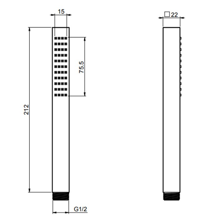 Fima Carlo Frattini Ручной душ из латуни, Wellness, F2203OTCR цвет: хром