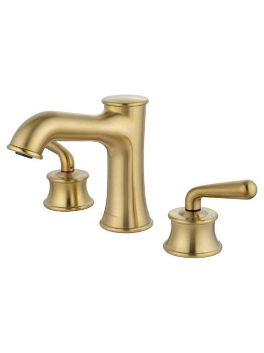 Смеситель для раковины на 3 отверстия, Wonzon &amp; Woghand Steam, WW-88159008-BG цвет: золото