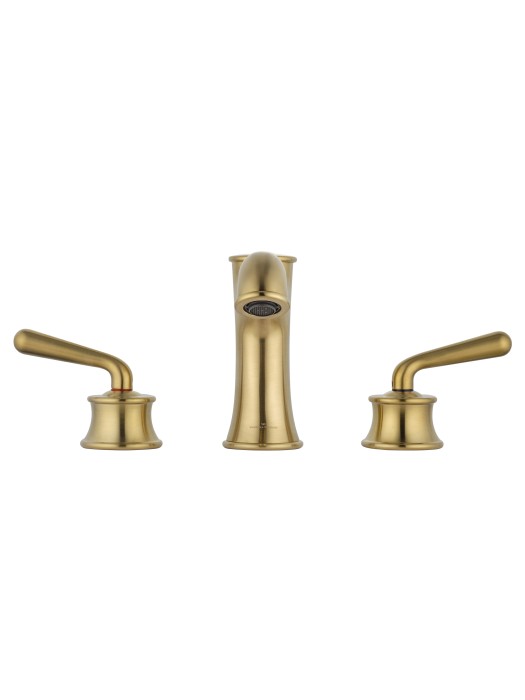 Смеситель для раковины на 3 отверстия, Wonzon & Woghand Steam, WW-88159008-BG цвет: золото