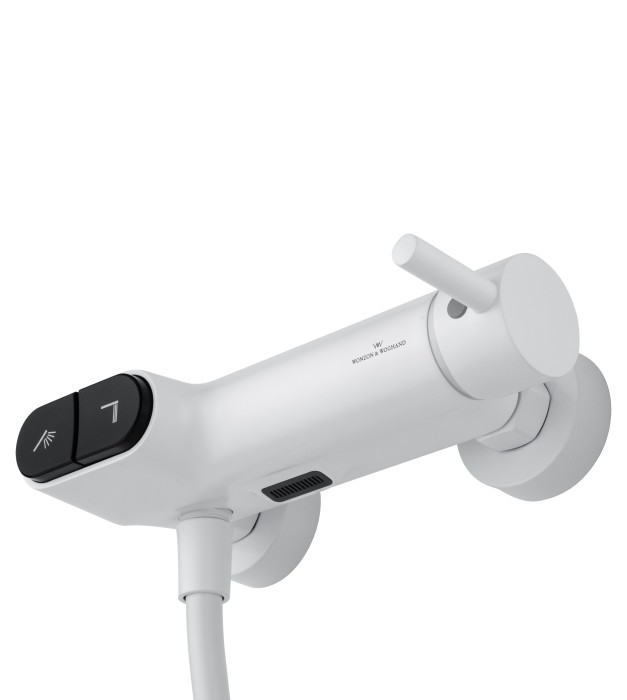 Смеситель для душа с встроенным изливом, Wonzon & Woghand Muse, WW-A30902-MW цвет: белый