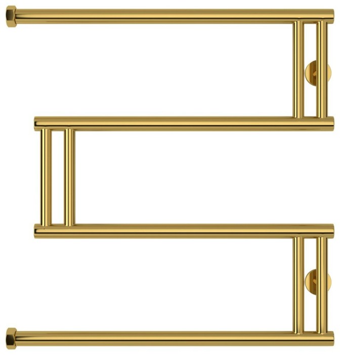 Сунержа Водяной полотенцесушитель 600x600, High-Tech+, 03-4050-6060 цвет: золото