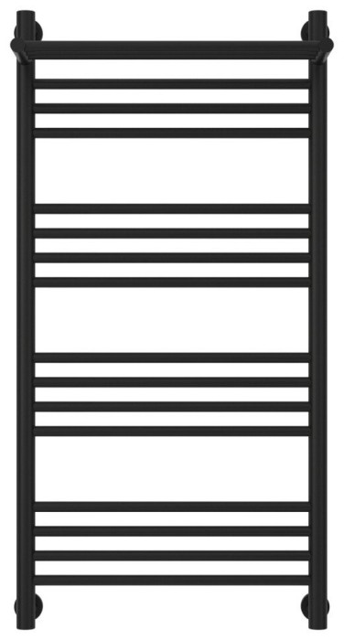 Сунержа Водяной полотенцесушитель 1000x500, Богема+ с 1 полкой, 31-0223-1050 цвет: матовый чёрный