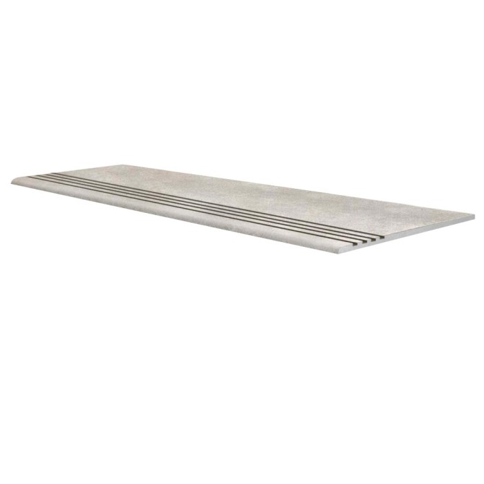 Ступень стандарт керамогранит g1101 cr структ.Бежевый (n077890) 29,6x120 GRASARO Beton арт. 035422+