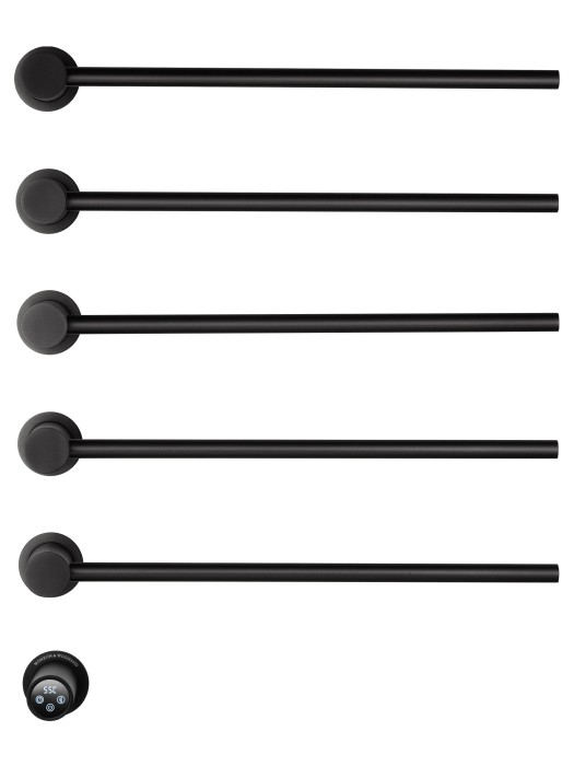 Полотенцесушитель электрический встраиваемый, Wonzon & Woghand Hamburg, WW-AL315-MB цвет: черный