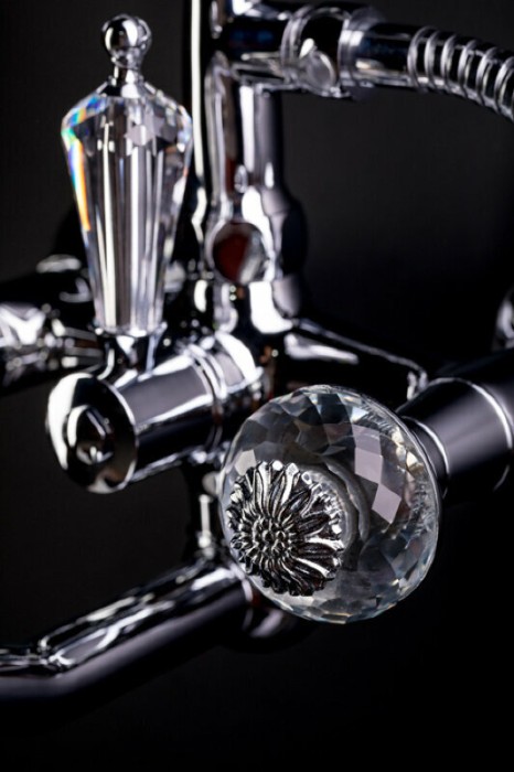 Смеситель для ванны, бронза, Flora Boheme 313-FL