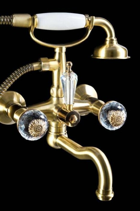 Смеситель для ванны, бронза, Flora Boheme 313-FL