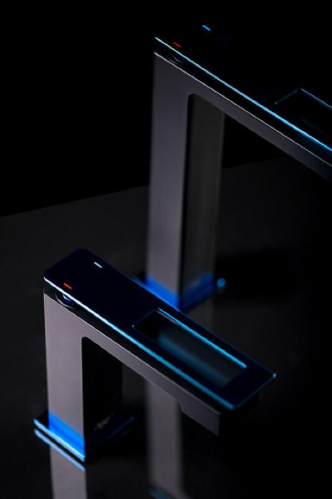 Смеситель для раковины, черный, Q Boheme 142-BUW