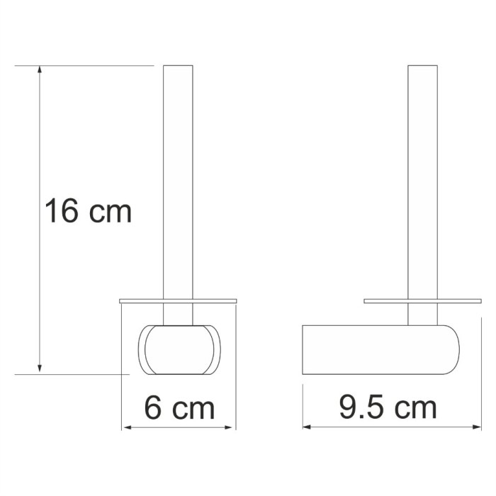 Держатель туалетной бумаги WasserKRAFT Berkel K-6800 арт. K-6897