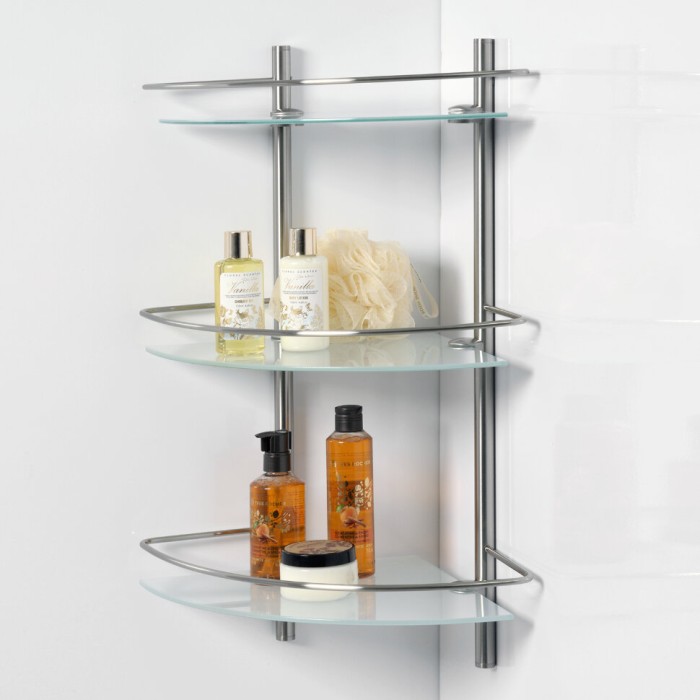 Полка стеклянная тройная WasserKRAFT арт. K-3733