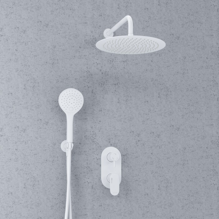 Встраиваемый комплект для душа с верхней душевой насадкой и лейкой Mindel 8500 WasserKRAFT арт. A85155
