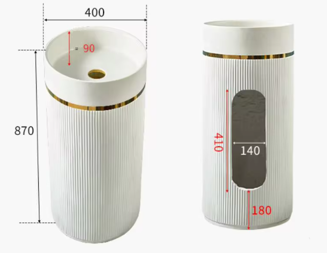 Раковина из искусственного камня Verona 40х87см цвет белый арт. ver01