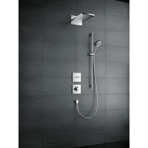 Термостат для душа HighFlow скрытого монтажа, Hansgrohe ShowerSelect, хром арт. 15760000