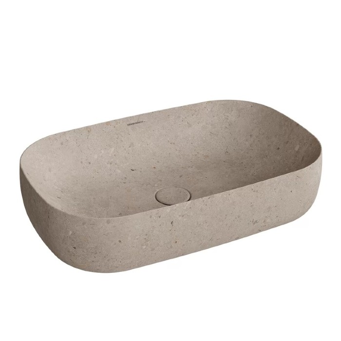 Раковина накладная 64,5x41см, Magica Kerama Marazzi, бежевый - MA.wb.65\STB