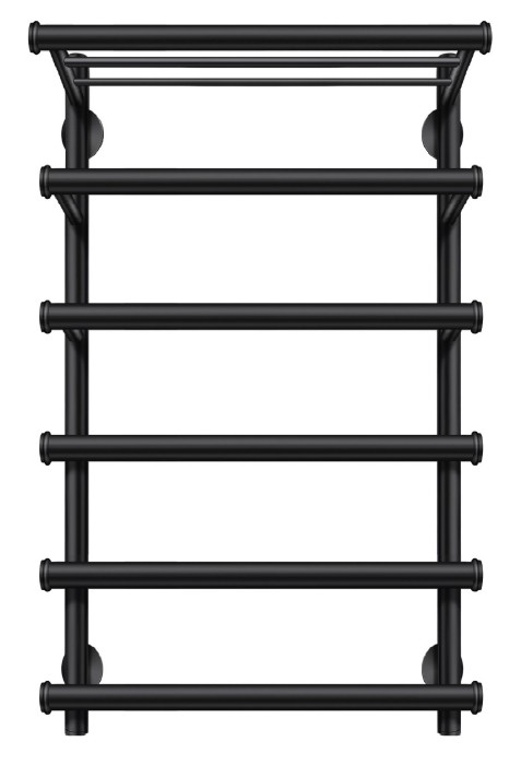 Полотенцесушитель электрический 80x50x60 Турин 6 (черный матовый) Secado арт. 4673739245392