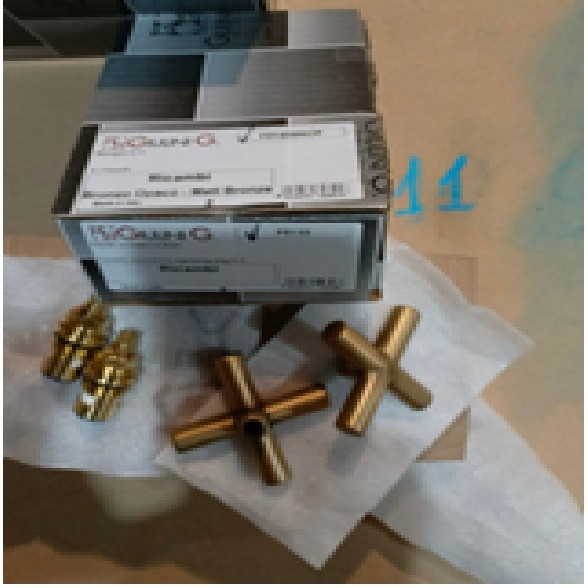 Комплект ручек смесителя, Giulini G3, бронза матовая арт. 0140BROP