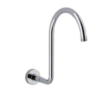 Душевой кронштейн из латуни, длина 305 мм, Giulini Wellness, хром арт. 1757