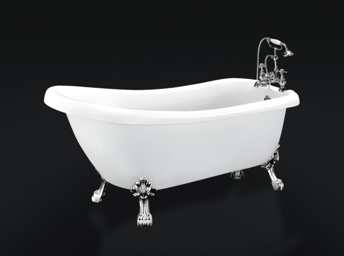 Акриловая ванна 168x72, отдельностоящая, прямоугольная, BelBagno, белая арт. BB20-1700